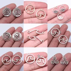 Bulk Charms For Jewelry Making Kit Pendant Diy Jewelry Accessories Waves Charms