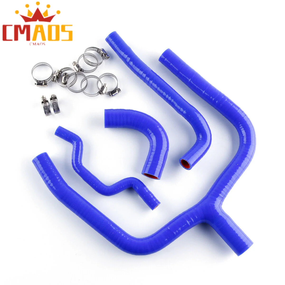 

For Kawasaki KX250F KXF250 2009 2010 - 2015 Silicone Radiator Hose "Y" Pipe Kit
