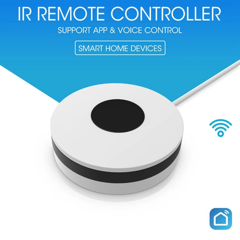 Control remoto inteligente inalámbrico, Control remoto infrarrojo multifunción, serie Wifi, blanco