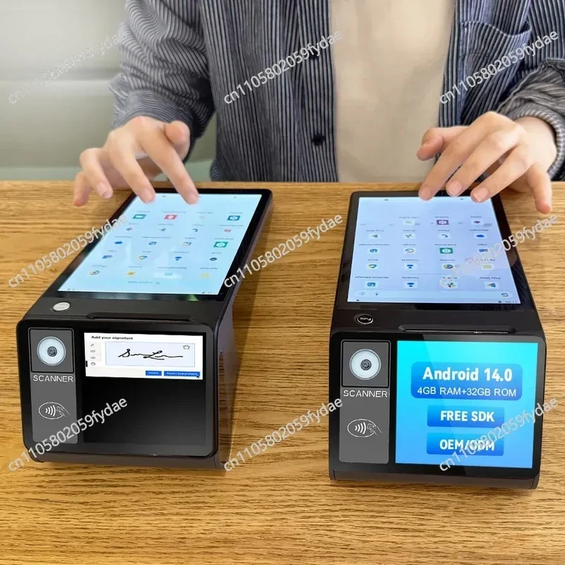 Mobile Touch Screen Automatic Order Scanning Code Handheld Smart End Point