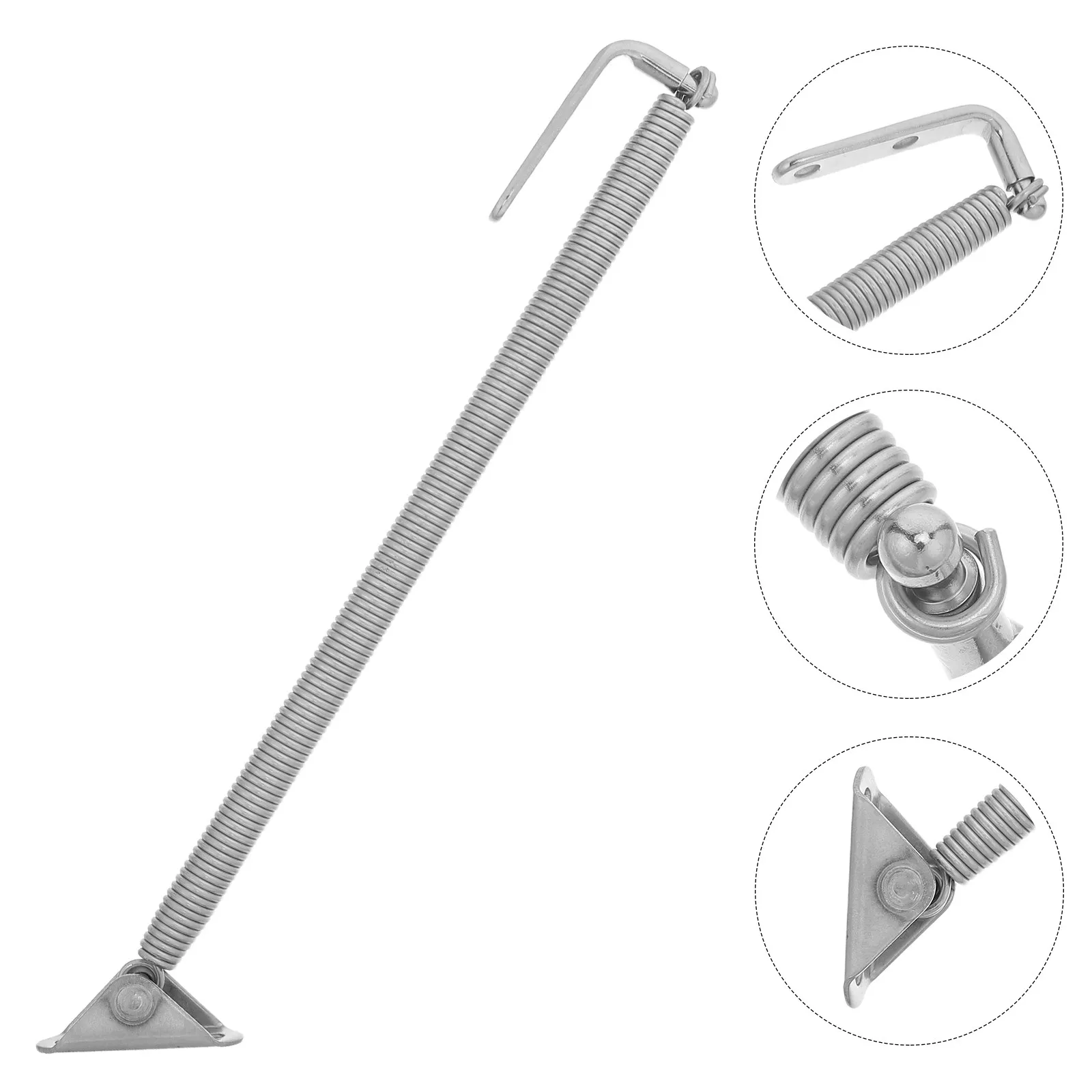 Marine Hatch Lid Support Spring Stainless Steel Adjustable Boat Hatch Support Spring for Cabin Doors Windows Flip Up Hatches