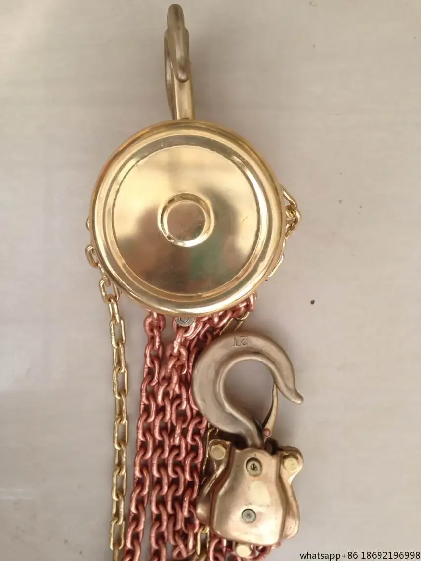 Shiny explosion-proof bracelet hoist manual chain block