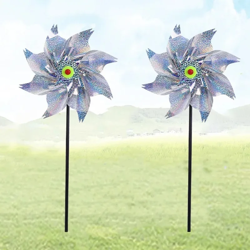 Bird Repeller Reflective Windmill Bird Repellent Anti Birds Windmill Spinner Child Windmill Garden Orchard Protection
