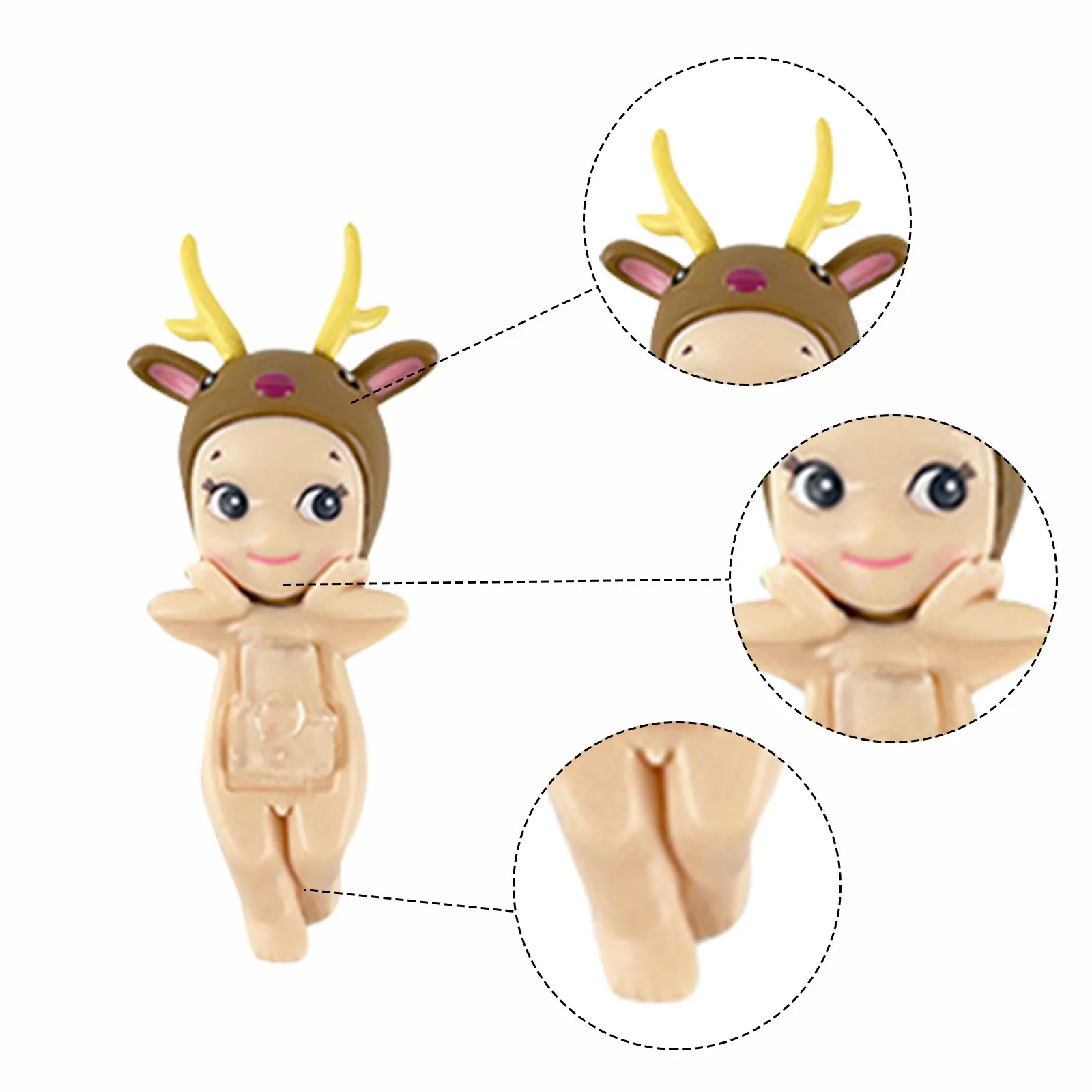 كشف العوالم الغامضة للعجائب المجنحة تمثال الملاك المثير للاهتمام في المفاجأة صندوق أعمى الملاك السائكين سلسلة الحلم الشكل