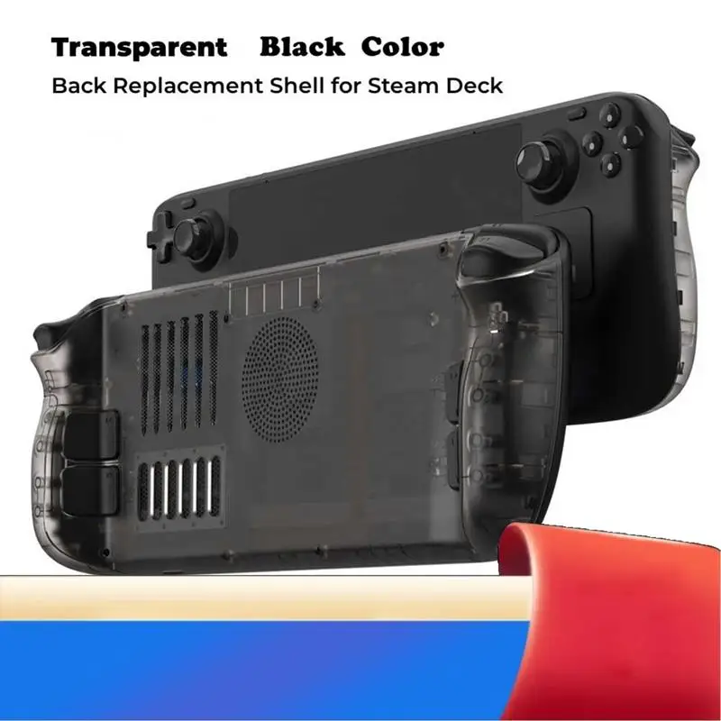 Pièces coque arrière pour pont à vapeur anti-dérapant plaque arrière transparente support de bricolage pour accessoires de pont à vapeur-A-X62A