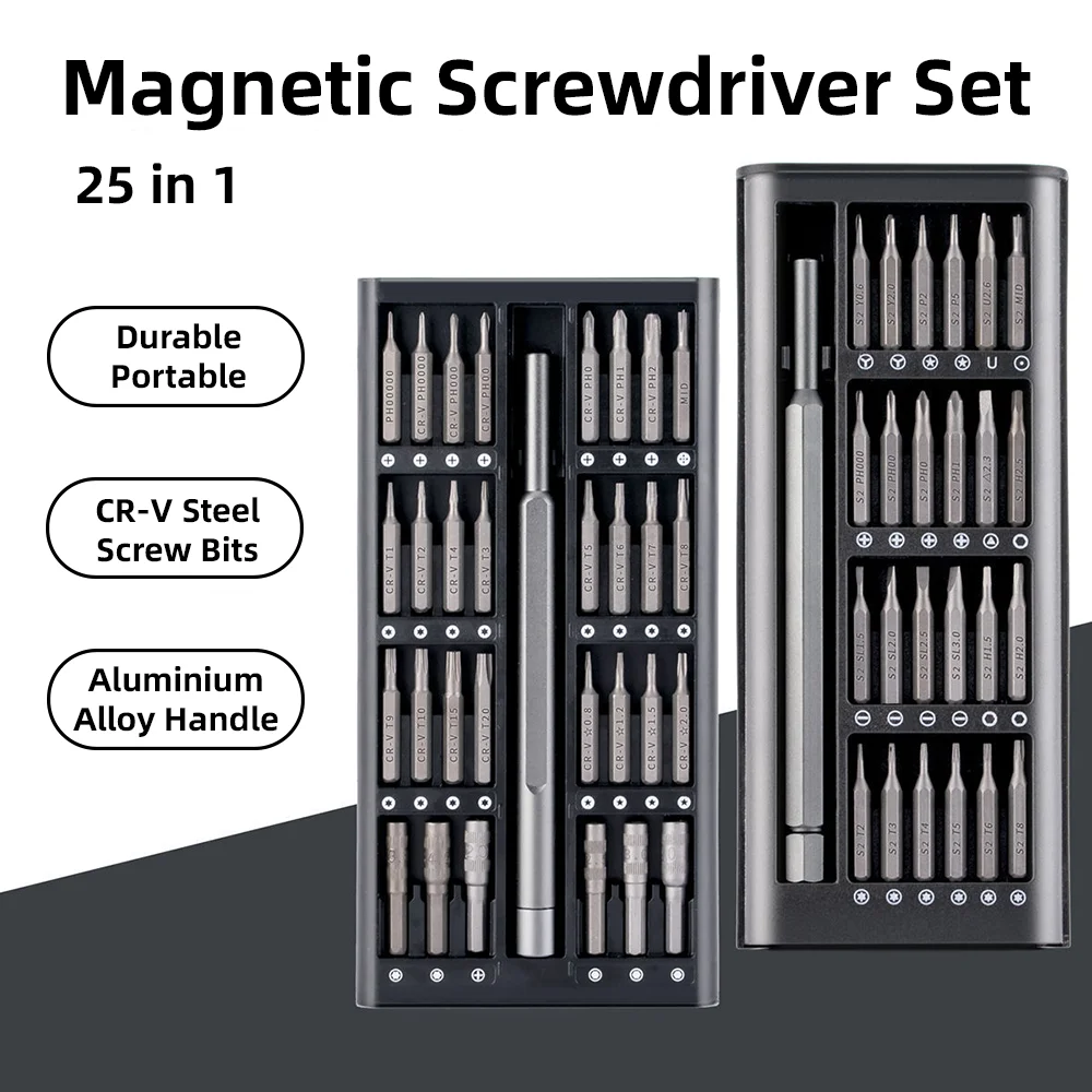 Screwdriver Set Magnetic Screw Driver Kit Bits Precision Electric For Xiaomi Iphone Computer Tri Wing Torx Screwdrivers Small