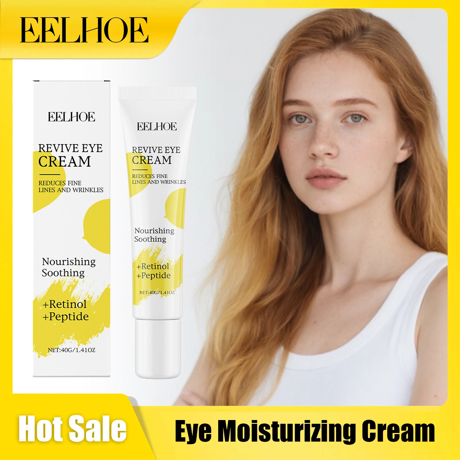 

EELHOE Eye Nourishing Cream Reduce Fine Lines Firm Skin Quick Absorption Improve Roughness Eliminate Swelling Eye Soothing Cream
