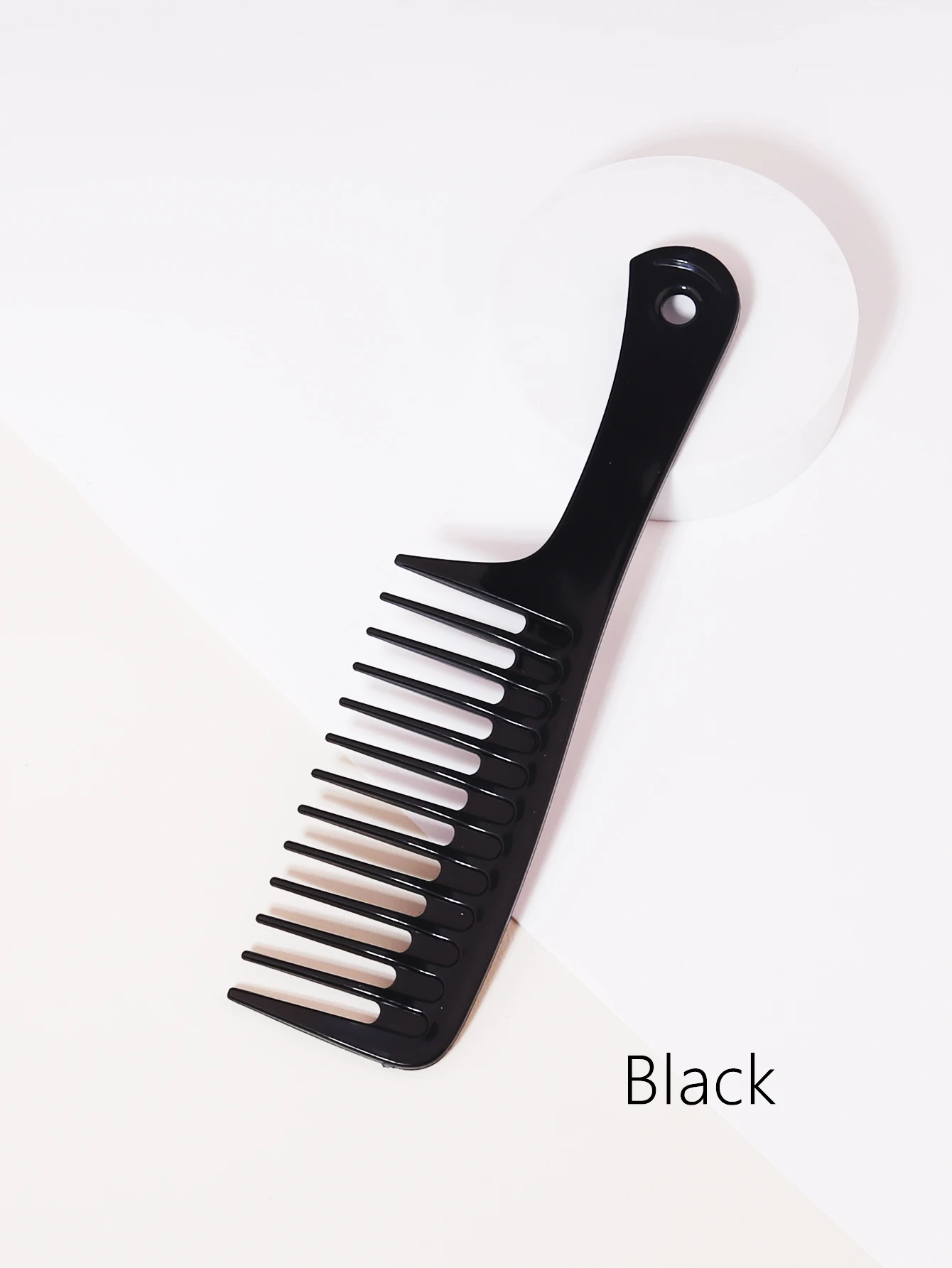 1pcs plastic anti-static wide pointed hair comb heat-resistant curling hair comb professional salon styling comb