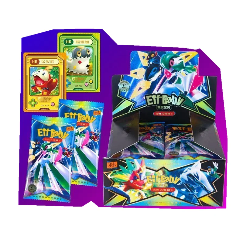

30pcs Pokemon Anime Game Eif Card Luxury Pet Card Collection Exchange Gift Box Card Toys Children'S Hobbies Kid Christmas Gifts
