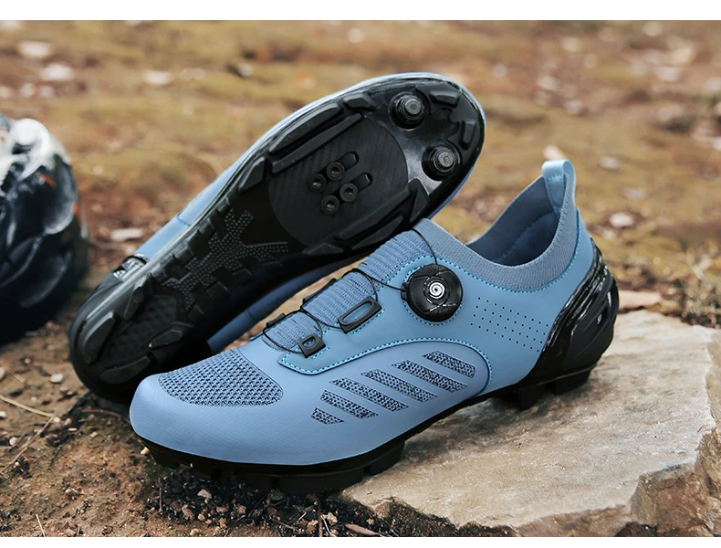 Professionelle SPD Cleat MTB Fahrradschuhe für Herren und Damen, atmungsaktiv, verschleißfest, rutschfest, leicht, Speed Dirt Mountainbike-Schuhe – Detail 25