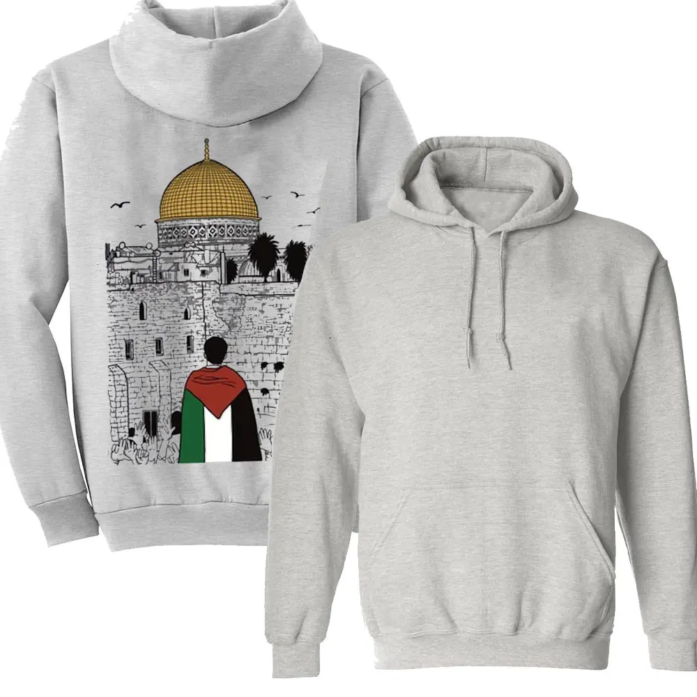 Al-Aqsa Palestine Hoodie Palestine Hoodie Unisex Autumn Winter Vintage Casual Pullover Sweatshirts Hoodied Retro New in Hoodies