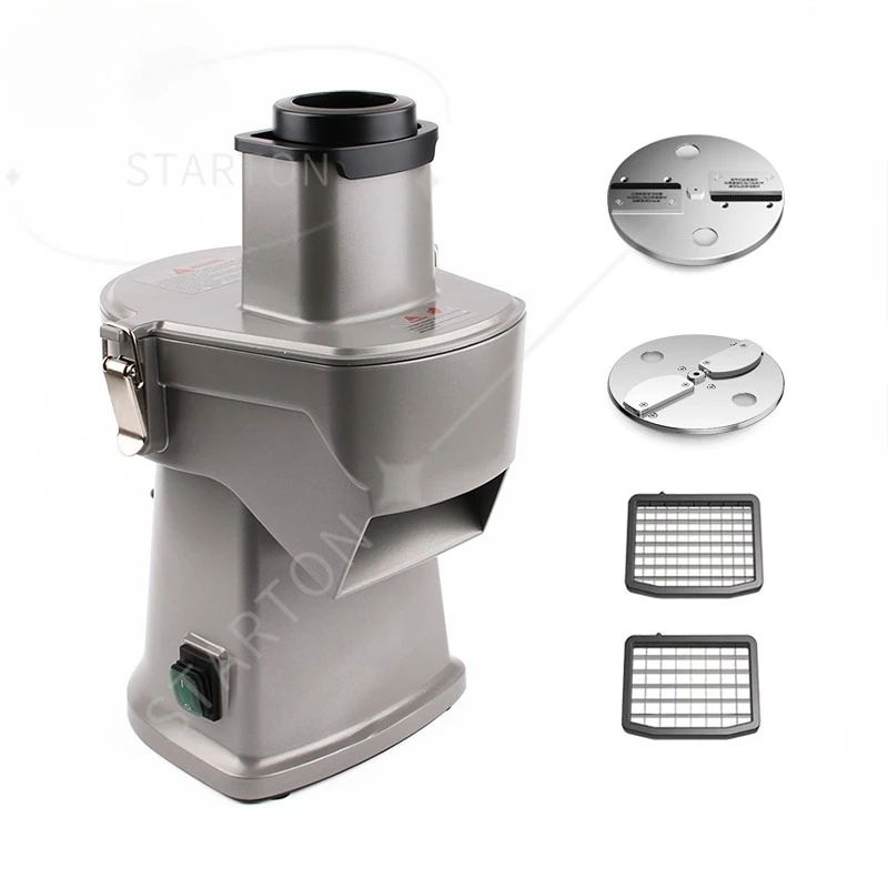 Electric Ham Dicing Cutter Stainless Steel Automatic Vegetable Cutting Slicer Dicer Grinder Machine Fruit Shredder