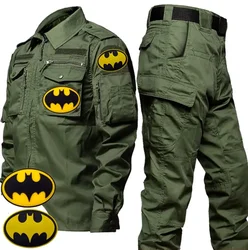 Black&Yellow PVC Bat Morale Tactical Patch Fan Hook&Loop Emblem Armband Military Army Backpack Jacket Decoration Applique