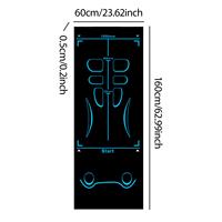 Home Workout Ab Roller Wheel Mat Gym Floor Pad with Knee Protection Yoga Exercise Equipment Practical