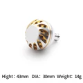 30mm silve gold