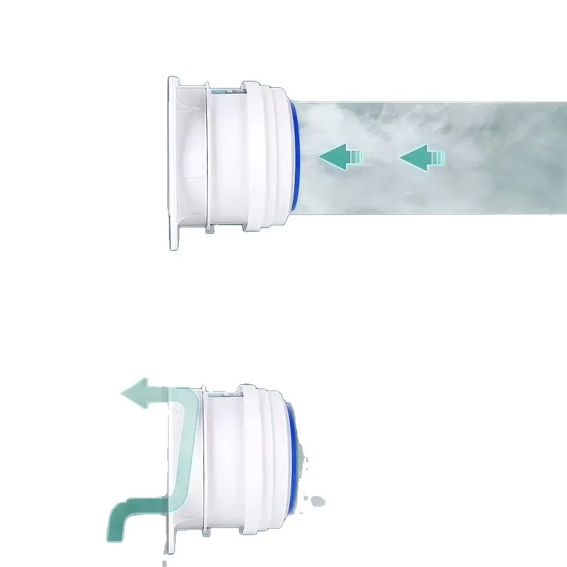 Smoke duct check valve range hood check valve public smoke duct, kitchen bathroom dedicated odor proof household smoke proof