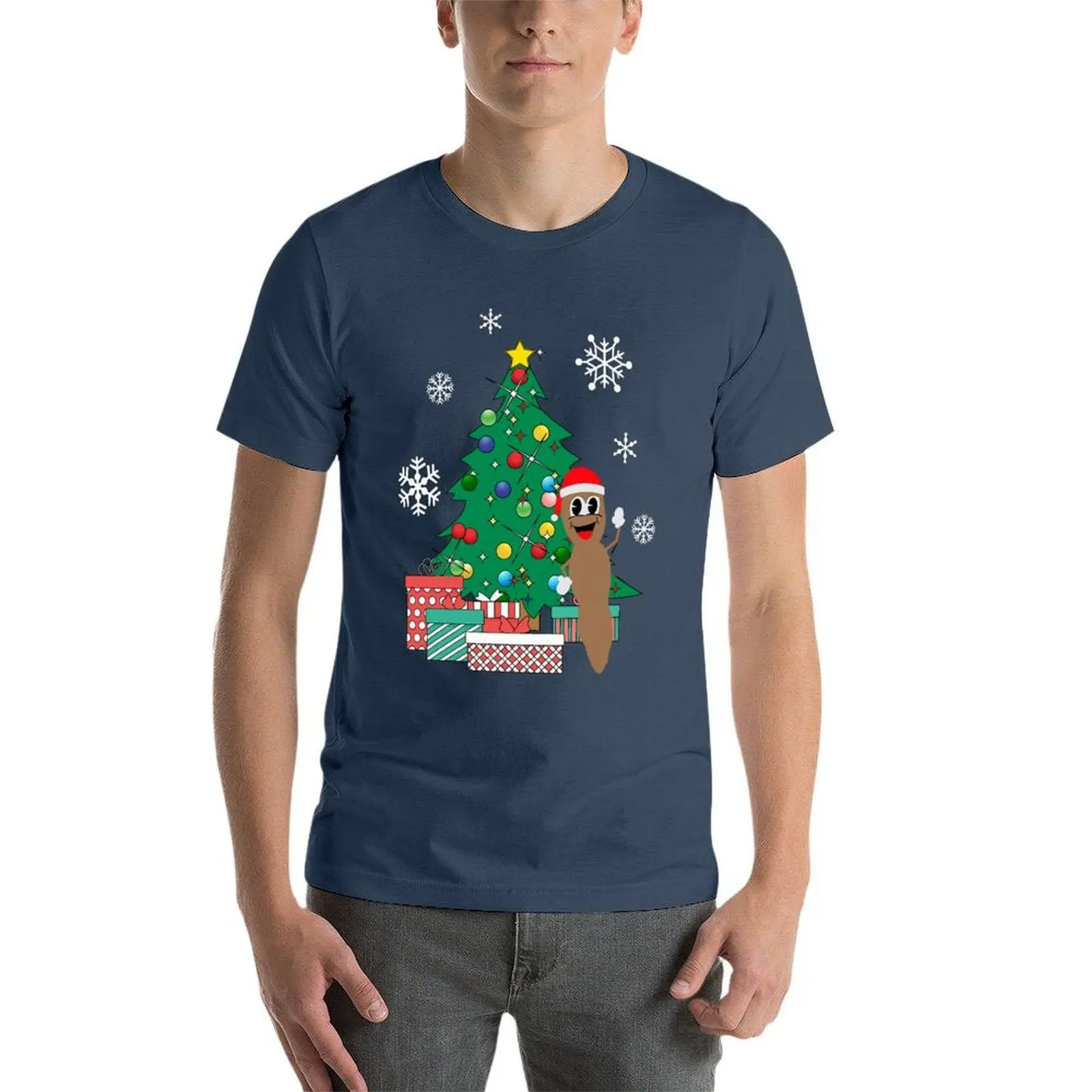 السيد هانكي حول شجرة عيد الميلاد ساوث بارك تي شيرت أنيمي التي شيرت تي شيرت الرجال 100% القطن الفاخرة العلامة التجارية تي شيرت #4
