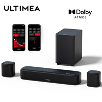 ULTIMEA 280W 5.1 Sound bar for TV with Dolby Atmos and Smart App Control, Home Theater Surround Sound System Bluetooth Speakers