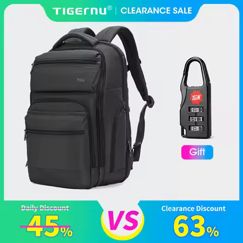Tigernu Anti Theft Men Backpacks USB Charger Mochila 15.6inch Laptop Backpack Travel Backpacks Casual College Schoolbag Knapsack