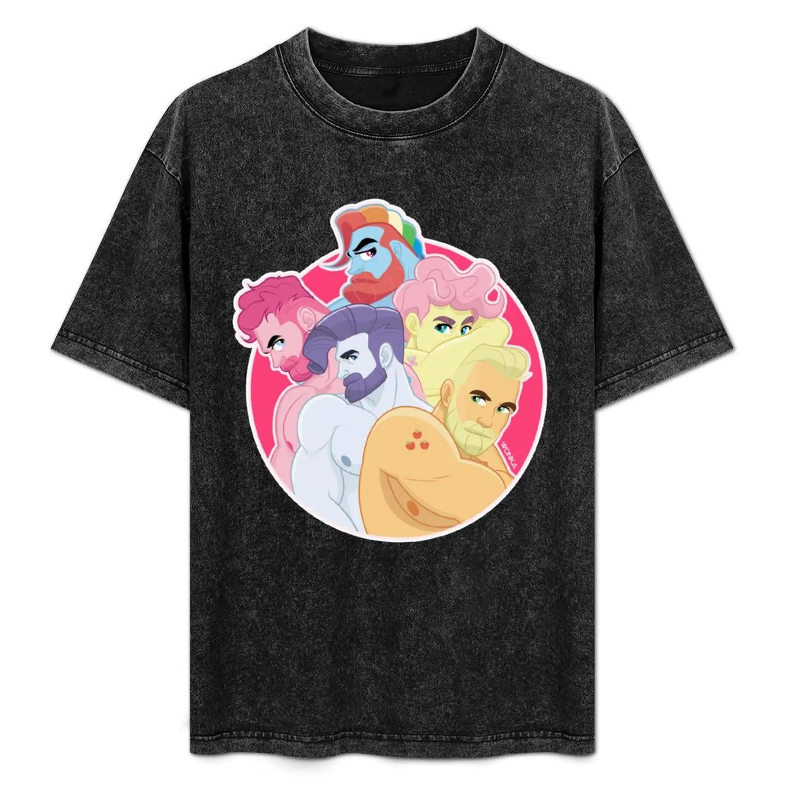 

BRONY'S TEAM T-Shirt Basic Crew Neck Short Sleeve Top