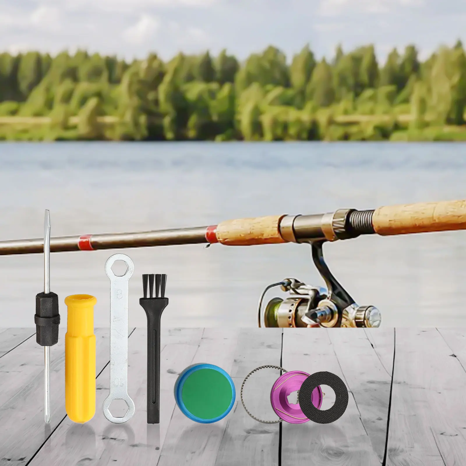 Fishing Gear Alarm Pull Release Click On Water Drip Wheel Set For-Daiwa Pr100/Pd106 Modification Drop Wheel Modification Parts