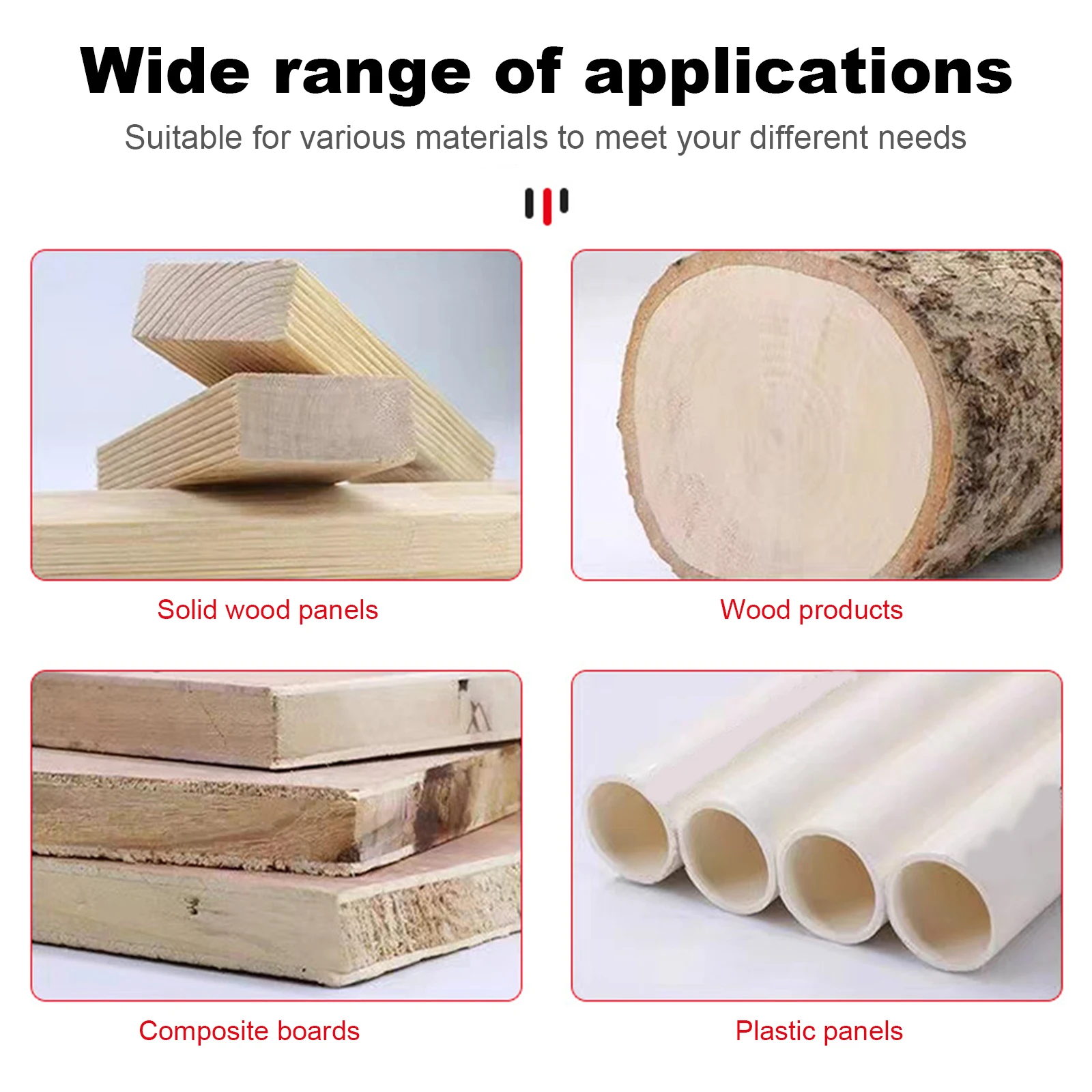 

5Pcs Counterbore Hole Drill Bits Depth Adjustable Tapered Drill Bit with 1Pc Allen Wrench for Woodworking Metal Drilling Plastic