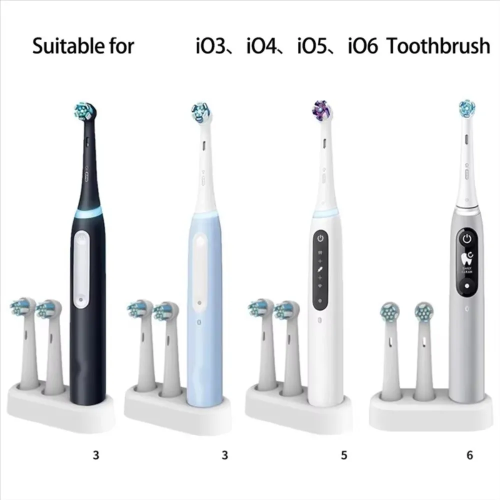 Durable Electric Toothbrush Holder Plastic Space Saving Toothbrush Heads Storage Rack Easy-to-Use Replacement Stand Base view 5