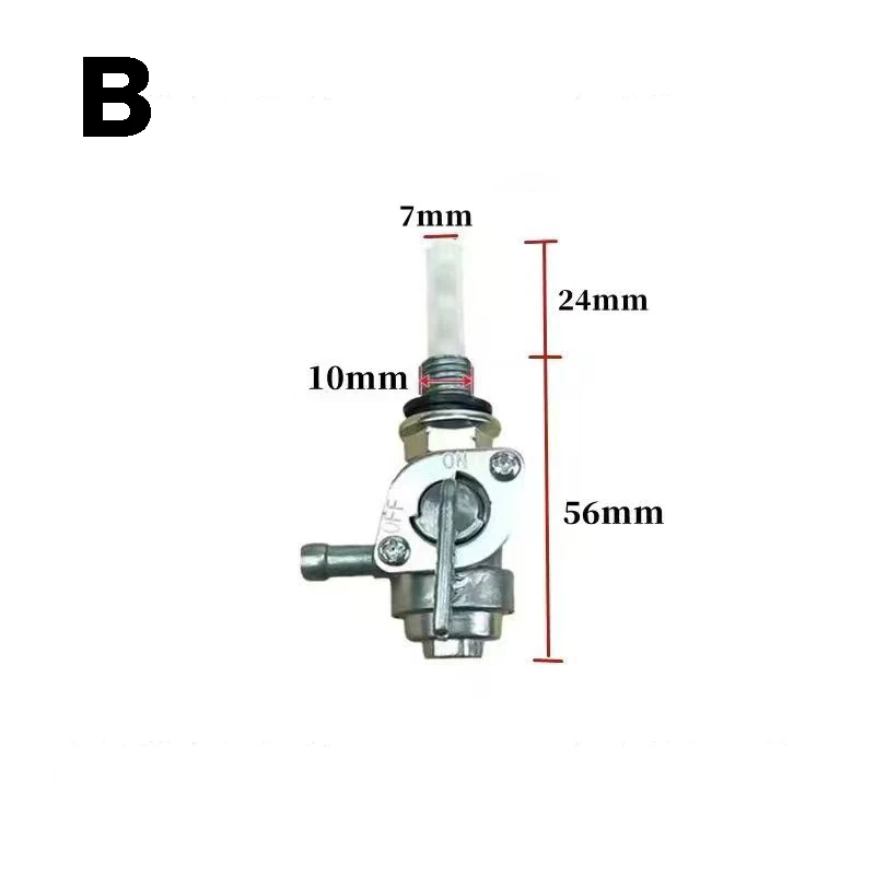 1Pc high quality 1-8KW gasoline petrol tank fuel switch valve pump Petcock for ON/OFF fuel shut-off valve to cut off the faucet