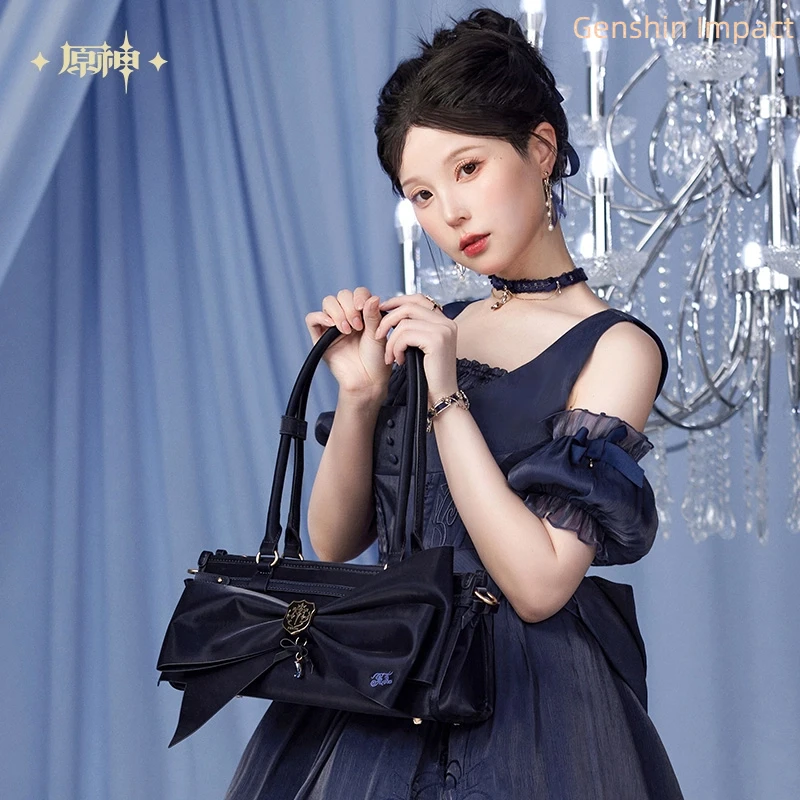 Original Miha Tour Genshin Impact Peripheral Genshin Furina Theme Impression Series Bag Game Peripheral Collection Holiday Gift