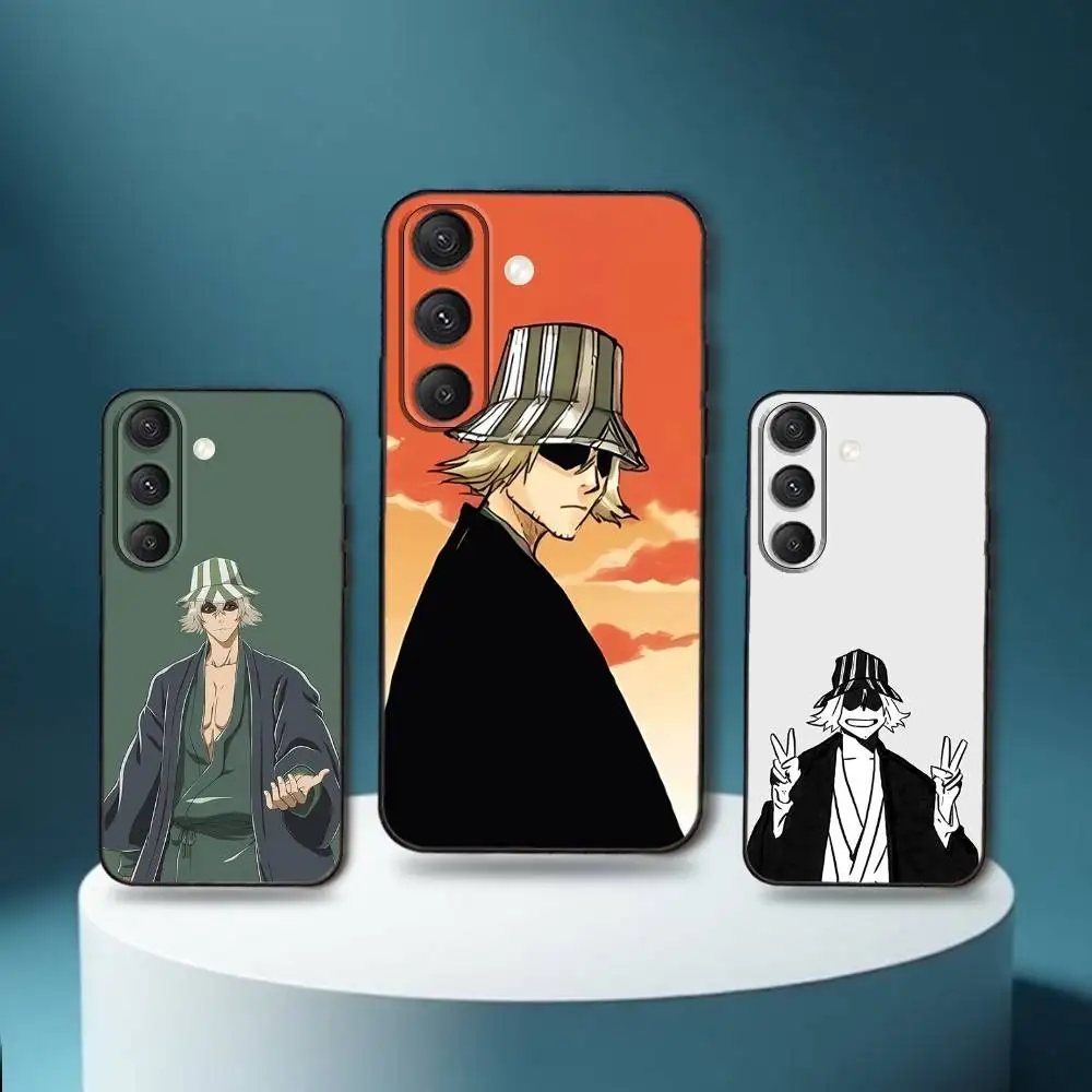 

K-Kisuke U-Urahara Anime Phone Case For Samsung S25,S24,S23,S22,S21,S20,S10,Ultra,Plus,Lite,FE,Soft Silicone Black Cover