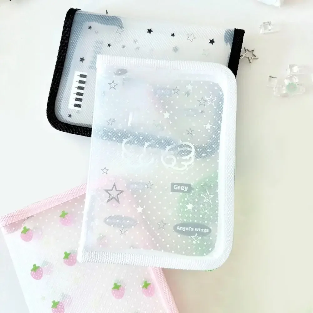 Nueva carpeta de almacenamiento de papelería de sarga PP, bolsa con cremallera resistente al agua, bolsa multifuncional para documentos, suministros escolares y de oficina