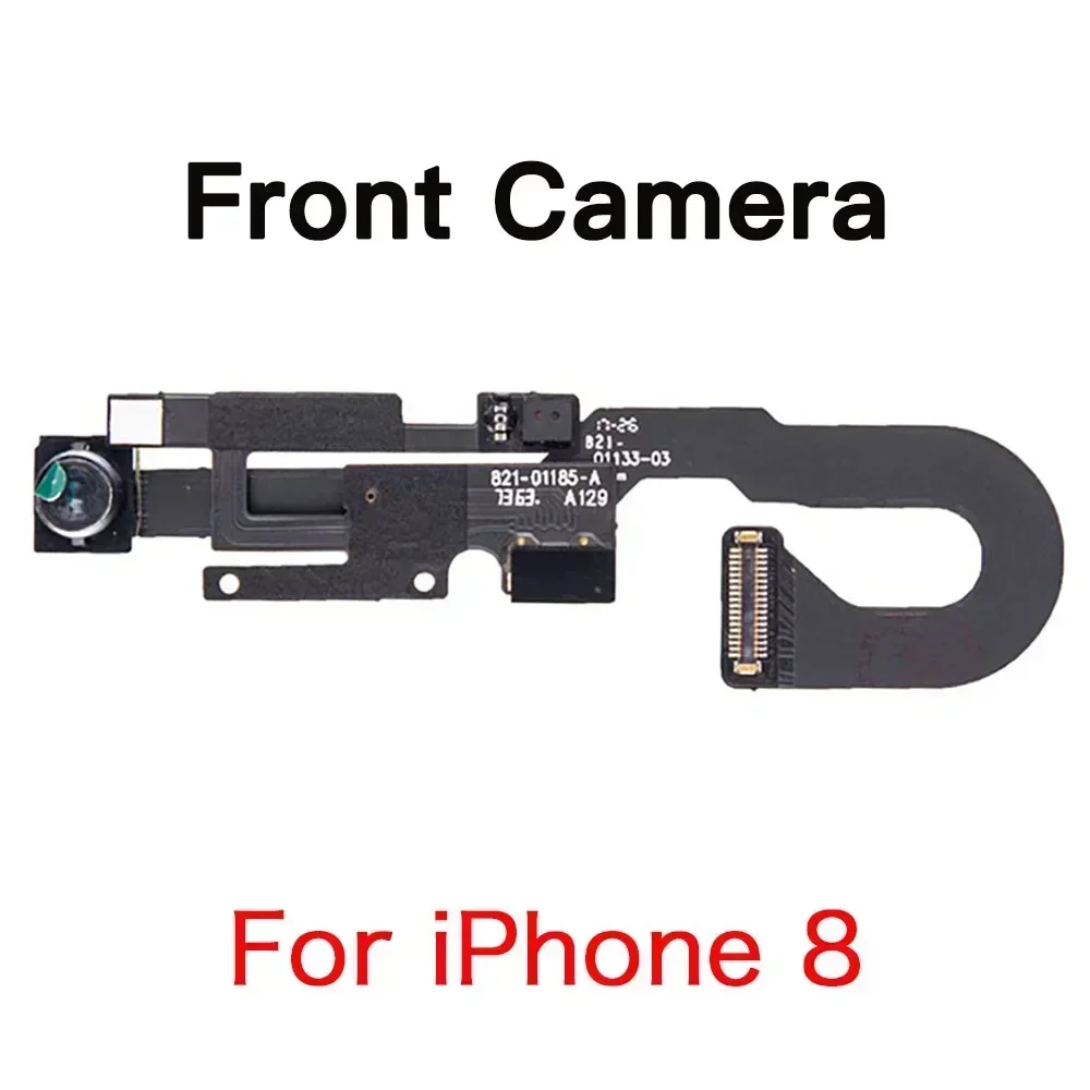 Front Camera Module Flex Cable Replacement Part for IPhone 7 8 Plus X XR XS 11 12 Mini Pro Max NO Face ID