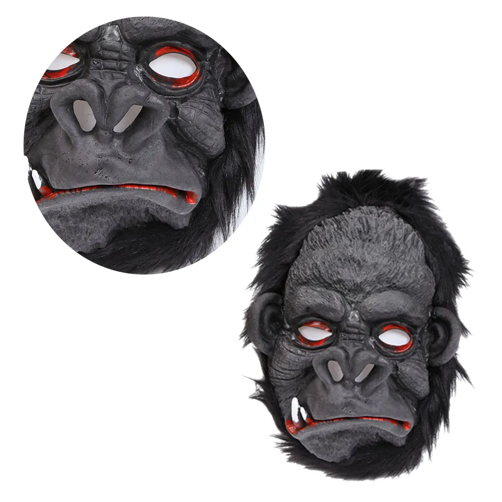 

Gorilla Mask Orangutan Face Masquerade Halloween Costume Masks Lightweight Comfortable Wear Unique Design Perfect for Parties