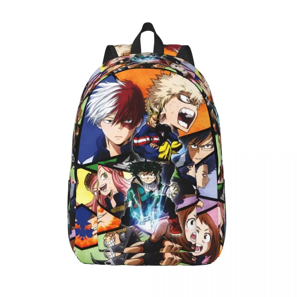 

My Hero Academia Backpack Middle High College School Student Cartoon Bookbag Teens Daypack Travel