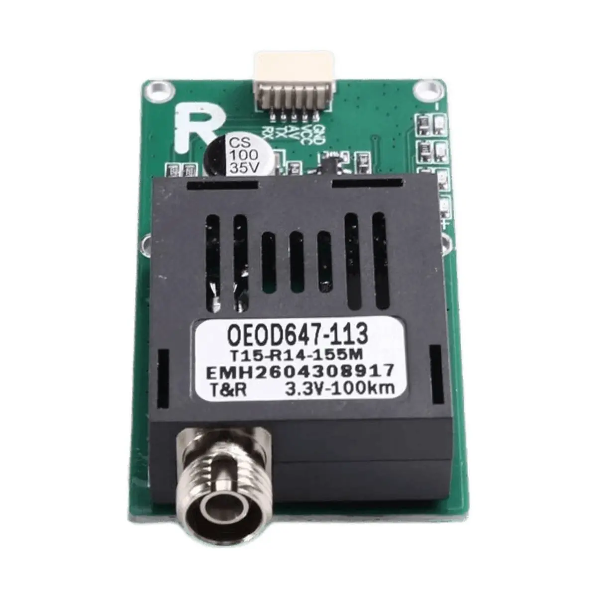 DTC5 100KM TTL Optical Transceiver Module CRSF/UART/SUBS Fiber Optic Port FC Optical Terminal Equipment Drone-Specific RX