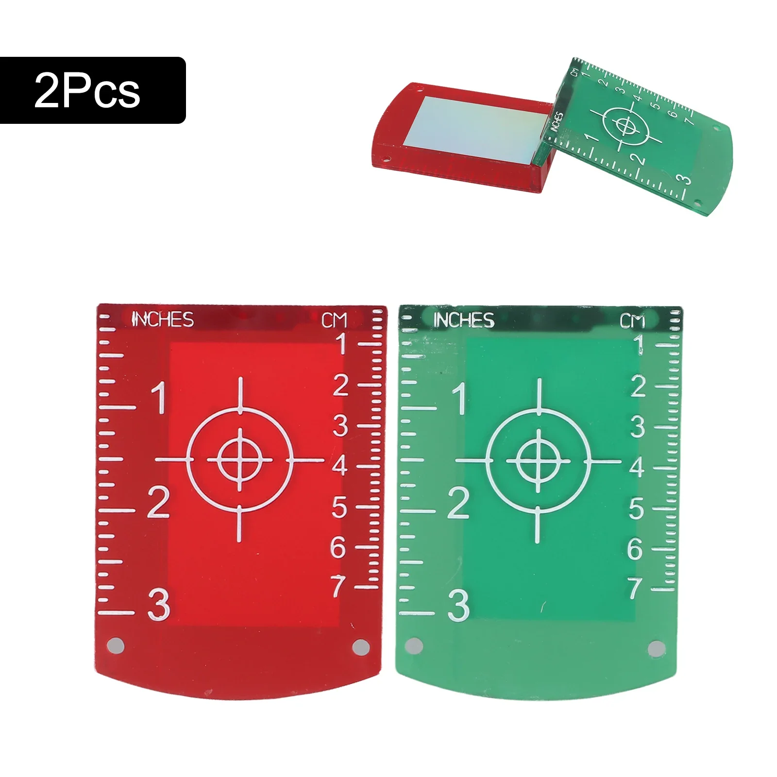 2pcs 10cmx7cm Inch Cm Target Plate Target Card Plate Reflective Magnetic Plate Target Plastic For Green Lase
