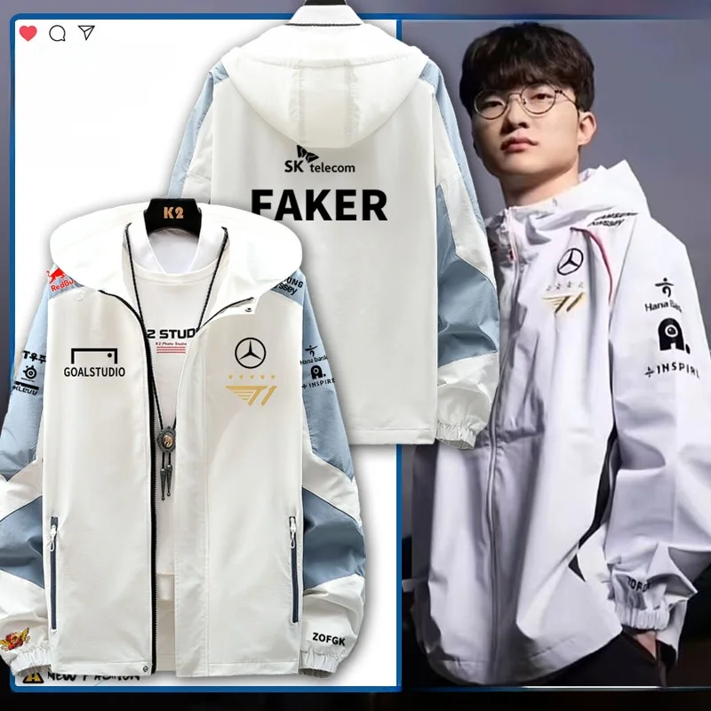 T Team S4 Finals Jacket Faker Same Sle New Team Uniform for Conquering SKT Five Stars Outwear Male JL