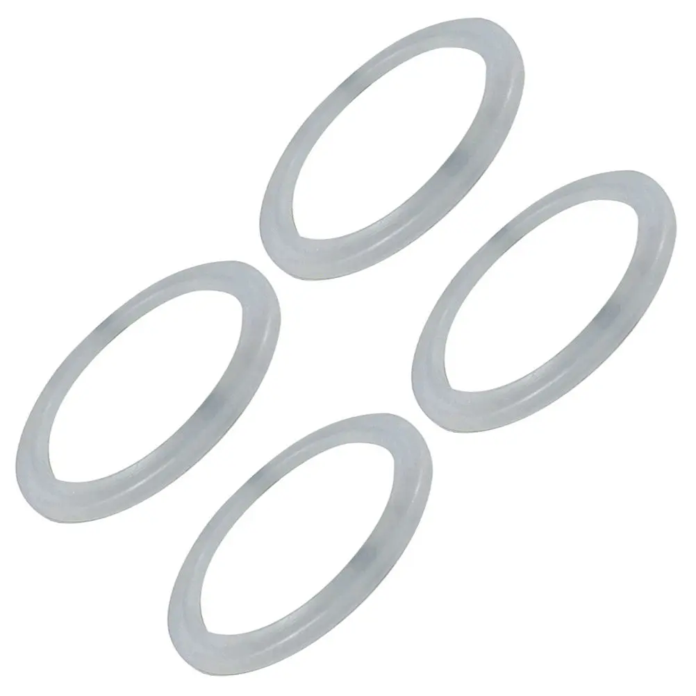 4Pcs Insulation Cup Lid Seal Ring High Quality Silicone Seal for Vacuum Bottle Outer Diameter 5.4cm Inner Diameter 4Mm Thick