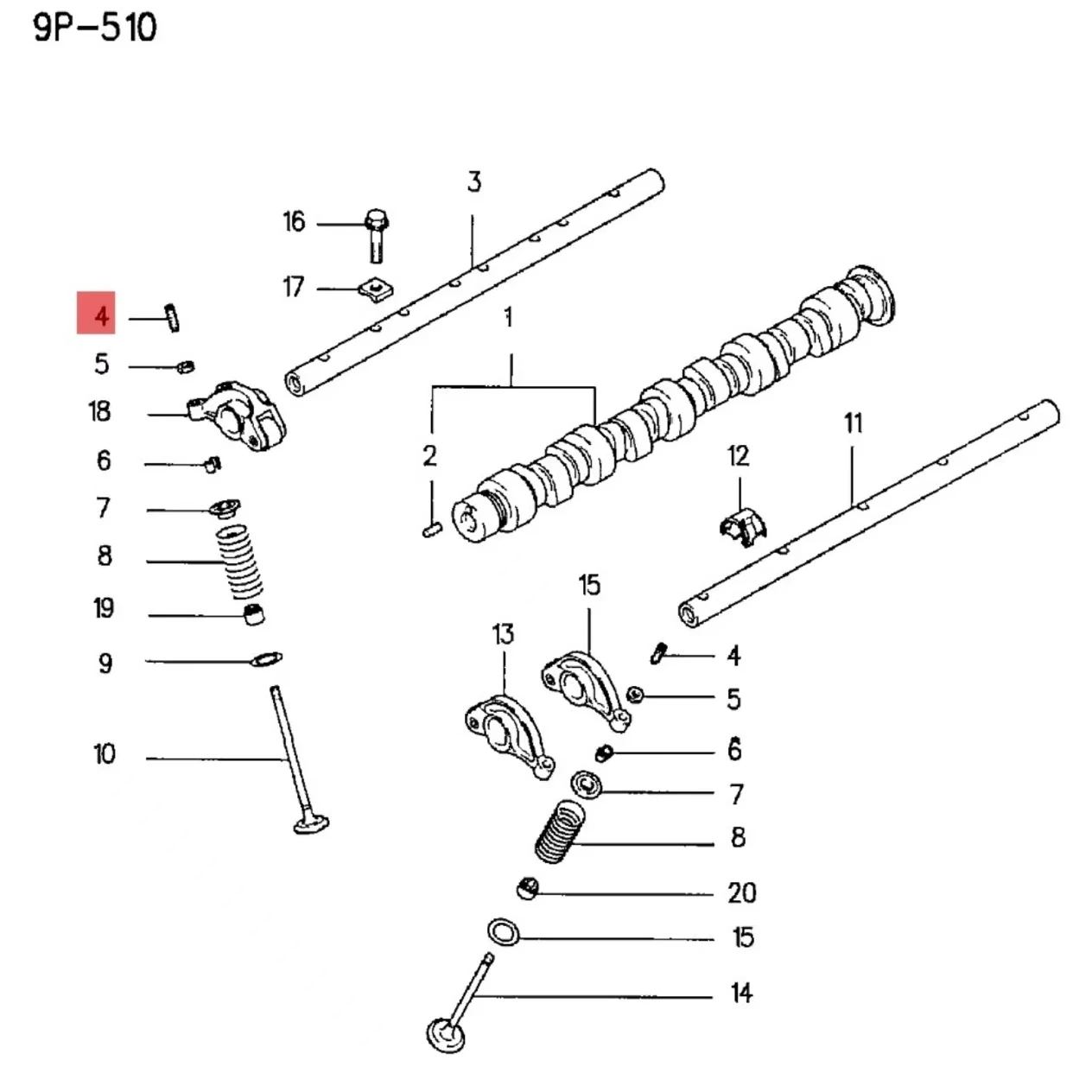 1pc Rocker Arm Adjusting Screw Nut MD113211 For Mitsubishi L300 ASX Pajero Sport Space Lancer