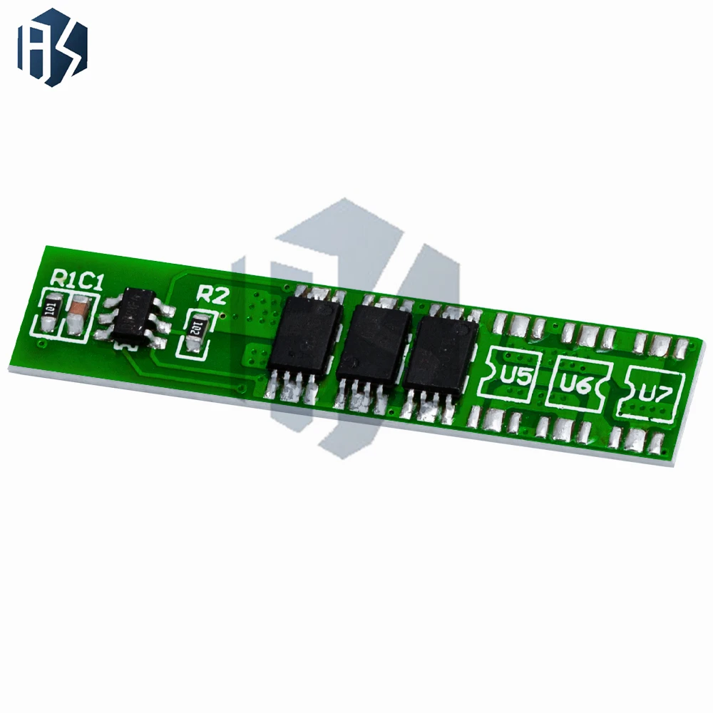 ‌1/5-Pack 1S 5A 3.7V Li-ion BMS/PCM Battery Protection Board – Overcharge/Discharge/Short-Circuit Protection for 18650, 14500