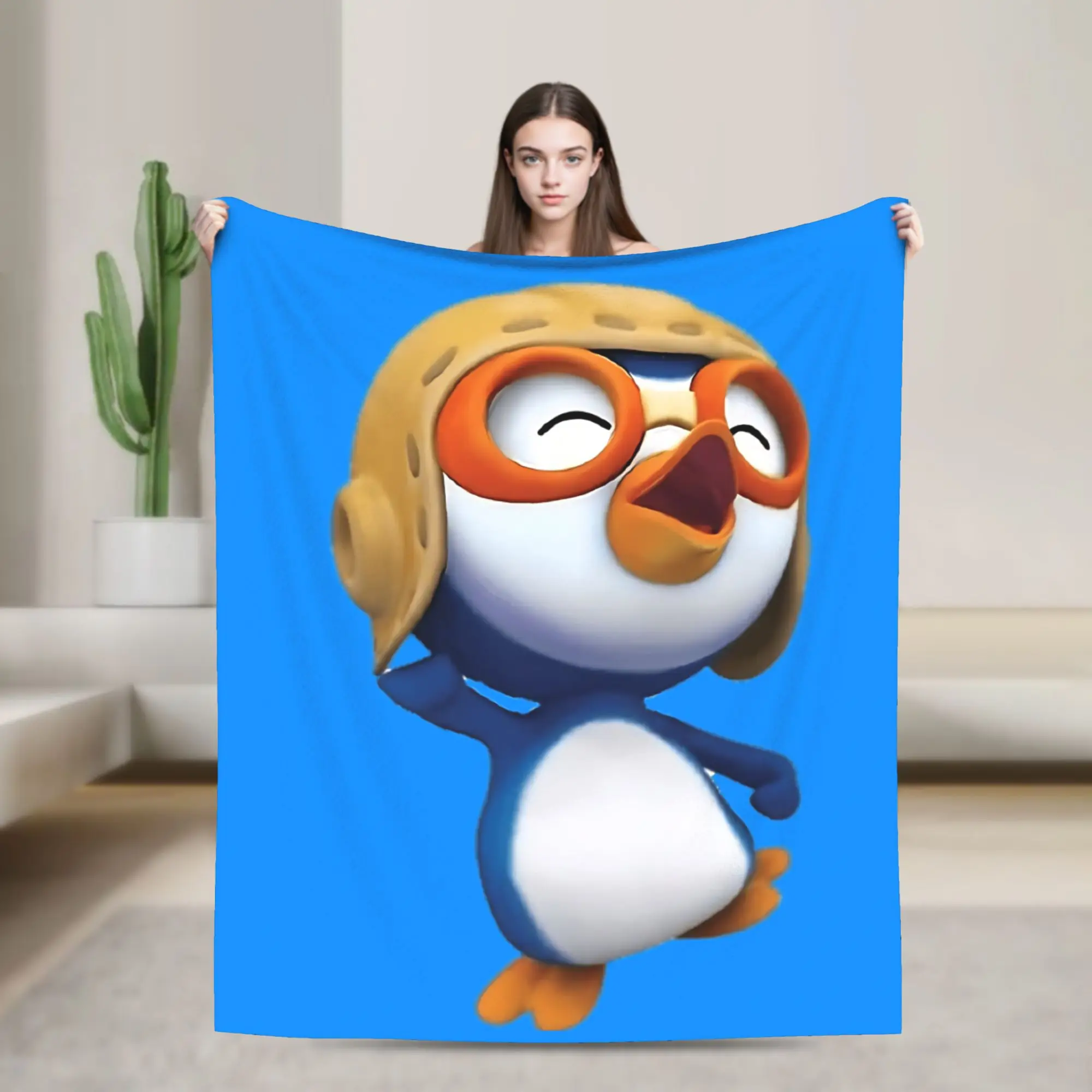 Vintage Movie Pororos Blankets Fleece Awesome Soft Throw Blanket for Home All Season,