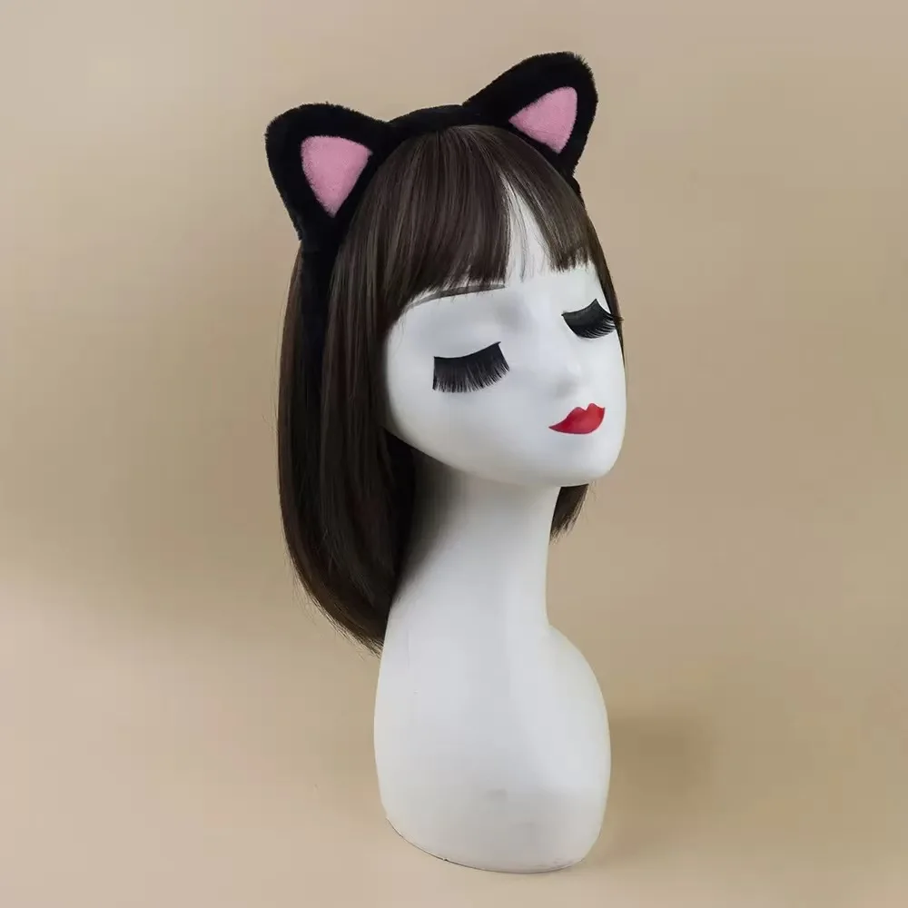 Lolta Kawaii Anime Schafe Ohr Heabbands Cosplay Cartoon Katze Halloween Party Kostüme Haar Plüsch Zubehör Mädchen Kopfbedeckung Geschenke – Detail 1
