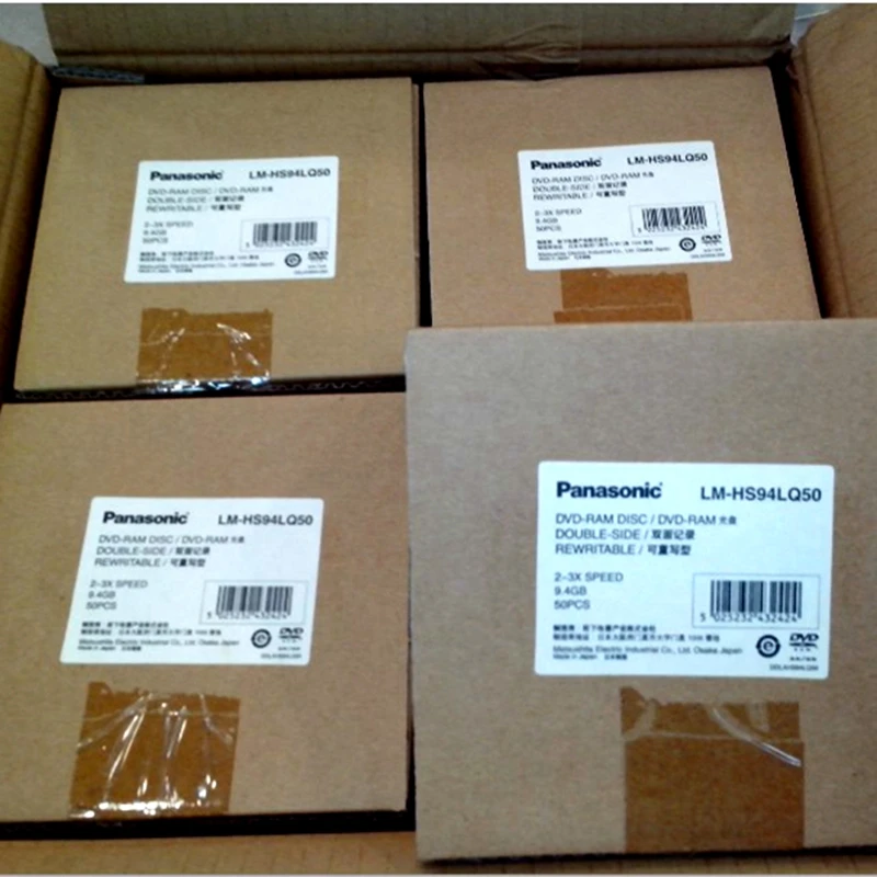 Imagem -05 - Disco Preto Regravável Gravação de Arquivo Dupla Face Dvd-ram 94 gb Velocidade 23x Japão pc Pcs Pcs