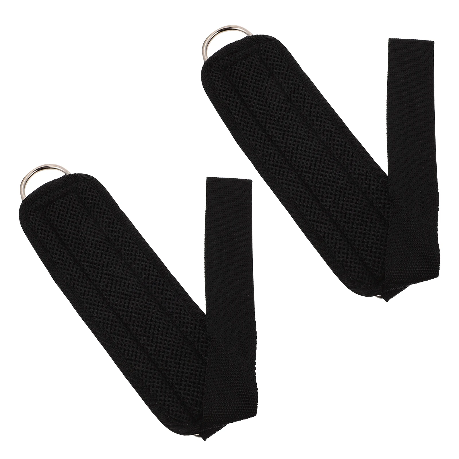 

2pcs Ankle Buckle Straps Elastic Durable Sweat-Absorbing Breathable Fitness Leg Exercise Tool Sports Pulling Strap Gym for Home