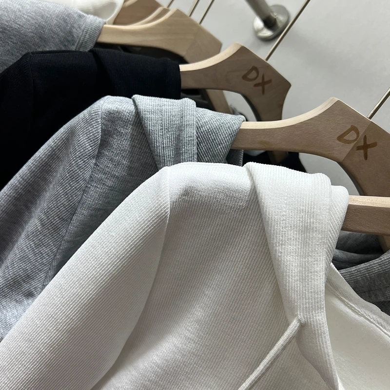 

Long Sleeved T Shirts Cotton Womens Autumn Button Down Flare Sleeve Patchwork Waist Modern College Workwear Regular Youthful Tee