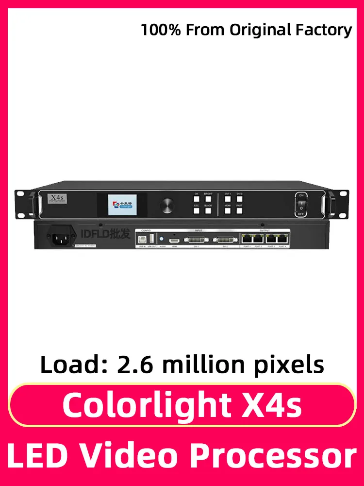 

Colorlight X4S Full Color RGB Module Rental Screen Video Wall Controller LED Display Screen Video Processor Supports DVI HDMI