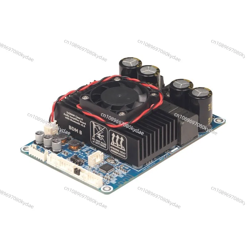 

HiFiAMP BDM8 Bluetooth 5.3 Плата аудиоусилителя мощности класса D 300 Вт + 300 Вт, двухканальный стереовыход, поддержка PC DSP