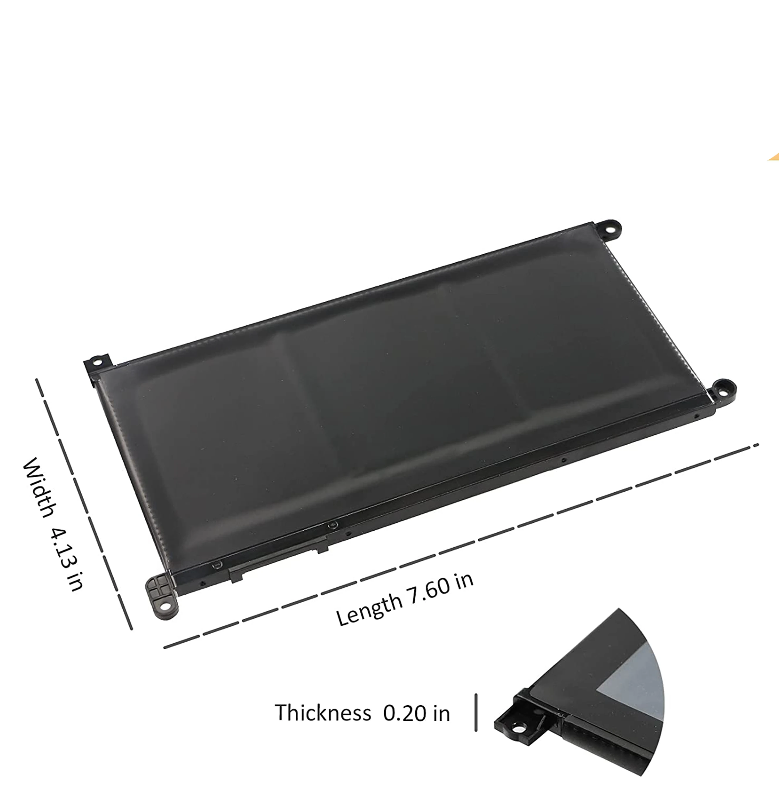 JGTM 51KD7 Laptop Battery Replacement for Dell Chromebook 11 3100 3180 3189 5190 3181 2-in-1 Series P28T001 Y07HK FY8XM 0FY8XM