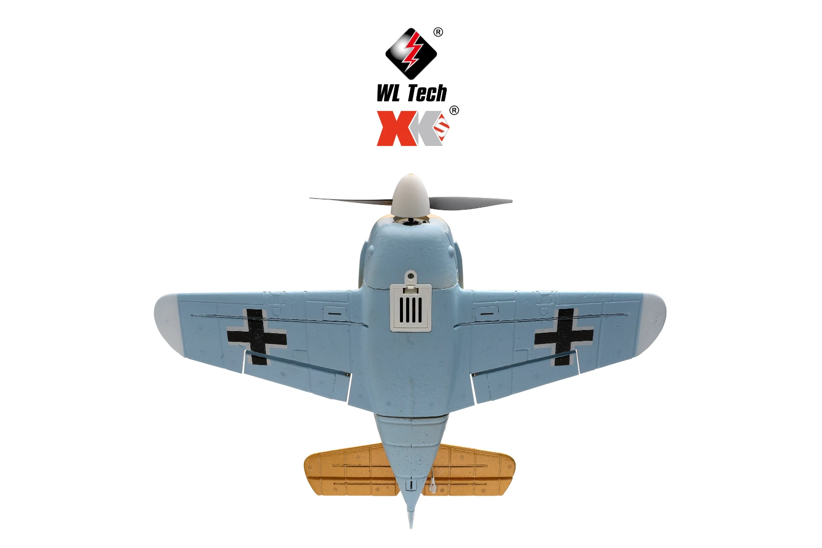 WLtoys-avión de combate A500 a control remoto para niños, de cuatro canales Q-F4U, Drone A250, 6G, juguetes de caza