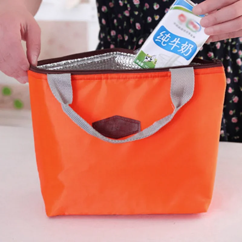 Lunch Bag New Fashion Kid Women Men Thermal Insulation Waterproof Portable Picnic Insulated Food Storage Box Tote Lunch Bag